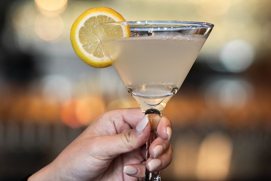 After-Work Lemon Drop Featuring Crofton Ribbed Martini Glasses 🍸 : r/aldi