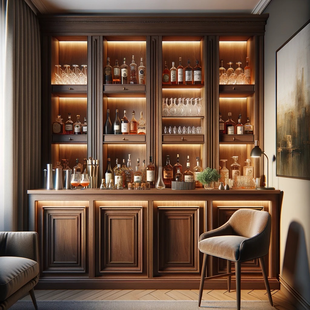 liquor cabinet plans